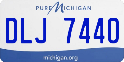 MI license plate DLJ7440