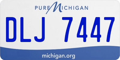 MI license plate DLJ7447