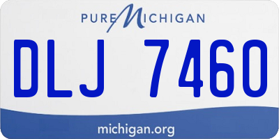 MI license plate DLJ7460