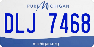 MI license plate DLJ7468