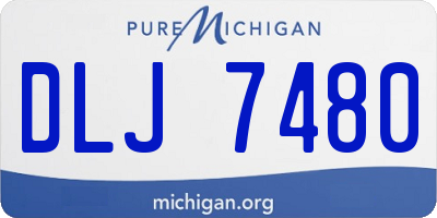 MI license plate DLJ7480