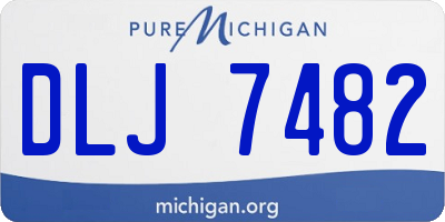 MI license plate DLJ7482