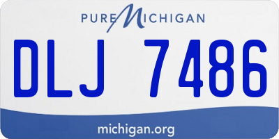 MI license plate DLJ7486