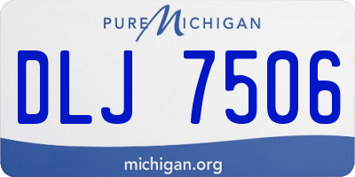 MI license plate DLJ7506
