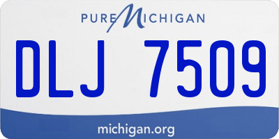 MI license plate DLJ7509