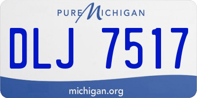 MI license plate DLJ7517
