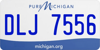MI license plate DLJ7556