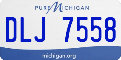 MI license plate DLJ7558