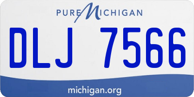 MI license plate DLJ7566