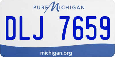 MI license plate DLJ7659