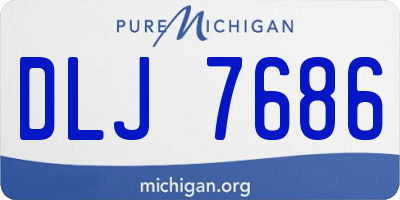 MI license plate DLJ7686