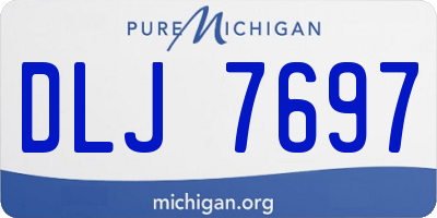 MI license plate DLJ7697