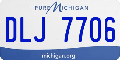 MI license plate DLJ7706