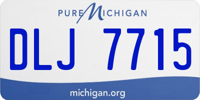 MI license plate DLJ7715