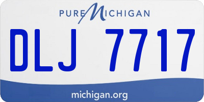 MI license plate DLJ7717