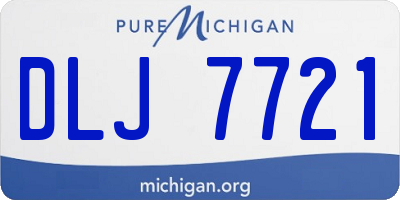 MI license plate DLJ7721