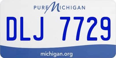 MI license plate DLJ7729