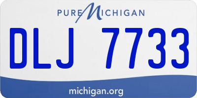 MI license plate DLJ7733