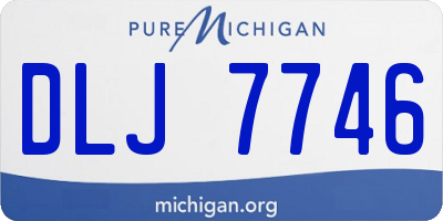 MI license plate DLJ7746