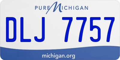 MI license plate DLJ7757