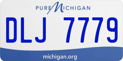 MI license plate DLJ7779
