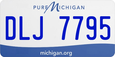 MI license plate DLJ7795