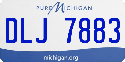 MI license plate DLJ7883