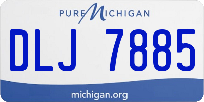 MI license plate DLJ7885