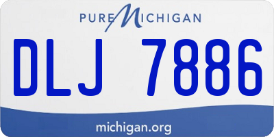 MI license plate DLJ7886