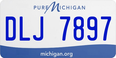MI license plate DLJ7897