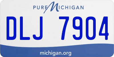 MI license plate DLJ7904