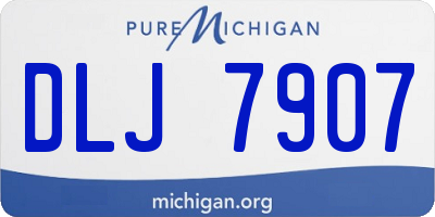 MI license plate DLJ7907