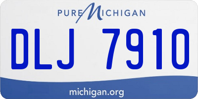 MI license plate DLJ7910