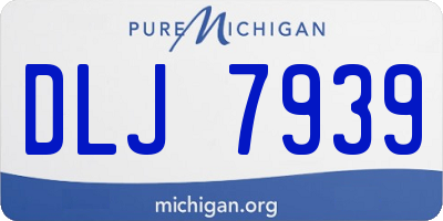 MI license plate DLJ7939