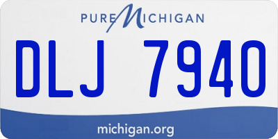 MI license plate DLJ7940