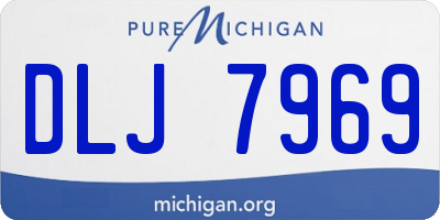 MI license plate DLJ7969