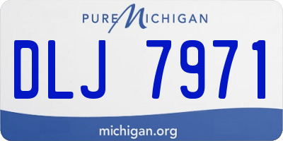 MI license plate DLJ7971