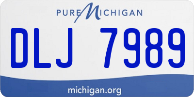 MI license plate DLJ7989
