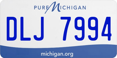 MI license plate DLJ7994