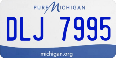 MI license plate DLJ7995