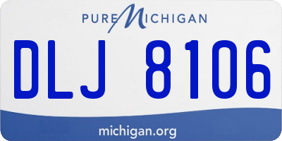 MI license plate DLJ8106