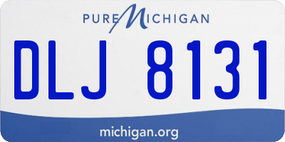 MI license plate DLJ8131