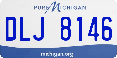 MI license plate DLJ8146