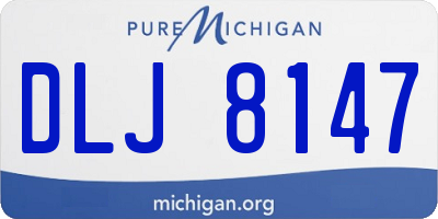 MI license plate DLJ8147