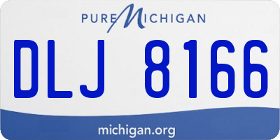 MI license plate DLJ8166