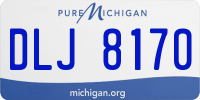MI license plate DLJ8170