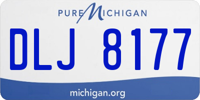 MI license plate DLJ8177