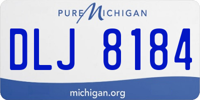 MI license plate DLJ8184