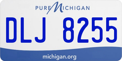 MI license plate DLJ8255