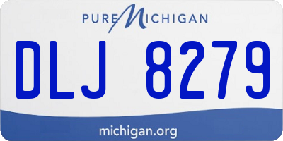 MI license plate DLJ8279